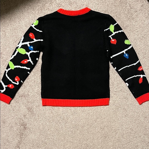 Kids Black Christmas Sweater - Picture 3 of 3